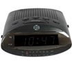 PYE Digital Alarm Clock with AM/FM Radio - Black