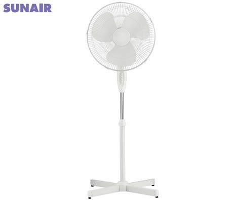 Sunair 40cm Pedestal Fan with Oscillating Head