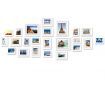 23 Piece Collage Photo Frame Set - White
