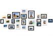 23 Piece Collage Photo Frame Set - Black and White