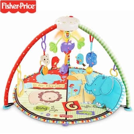 Fisher Price Luv U Zoo Deluxe Musical Mobile Gym Play Mat Crazy