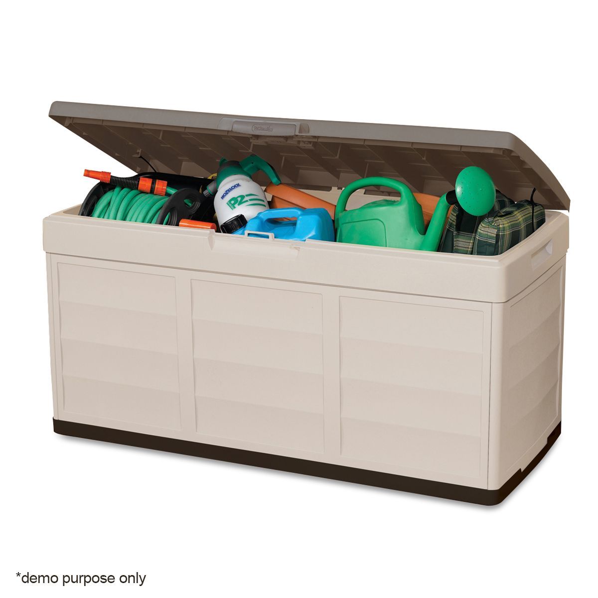Keter Indoor/Outdoor Storage Box Lockable 305L Beige Crazy Sales
