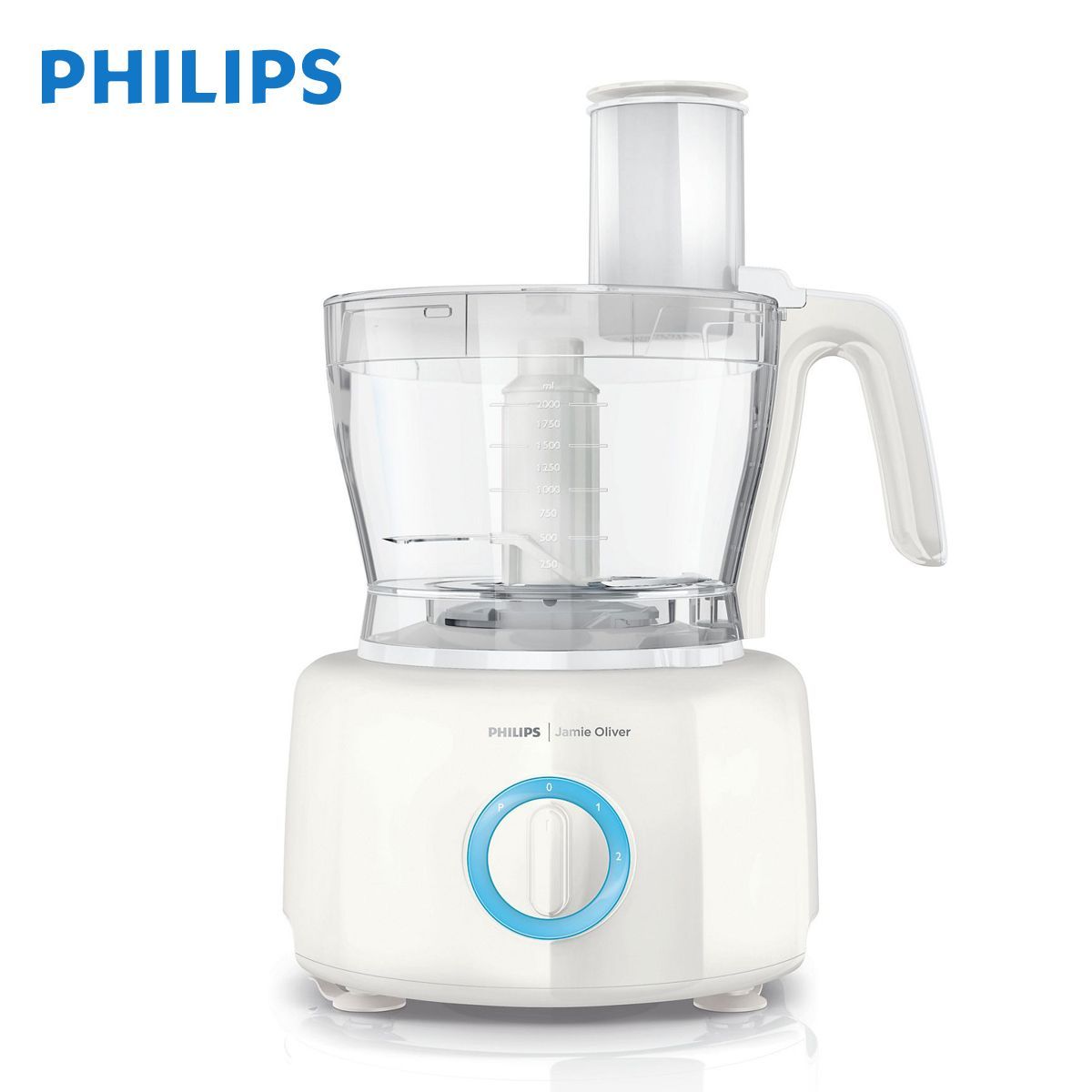 Philips Jamie Oliver Food Processor 1000W with 3.4L Bowl & 8 Accessories