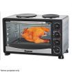 34L Electric Convection Oven with Twin Hot Plates & Rotisserie
