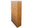 Wooden Shoe Storage Cabinet - 3 Racks, Beige