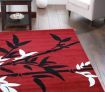 Metro Bamboo Modern Rug - Red 230x160cm