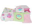 Cupcake Design Cot Bedding Set - 10 Pieces