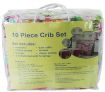 Cupcake Design Cot Bedding Set - 10 Pieces