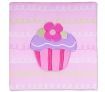Cupcake Design Cot Bedding Set - 10 Pieces