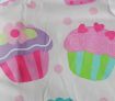 Cupcake Design Cot Bedding Set - 10 Pieces