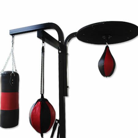 Multi Station Boxing Stand With Punching Bag Speed Ball