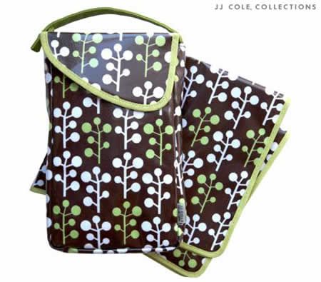 JJ Cole Nappy Pod for Diaper & Wipes - Cocoa Tree