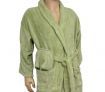 Elegant Microfibre Bath Robe and Slipper Set -  Green