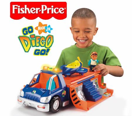 Fisher-Price Nick Jr Go Diego Go! Mobile Rescue Unit Play Vehicle