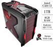Intel Gaming i3 PC Intel Core i3-2120 Case with 1TB, 8GB RAM - Bonus 1 Yr Security Software / Webcam / Win 7 Home Premium 64 Bit, Black