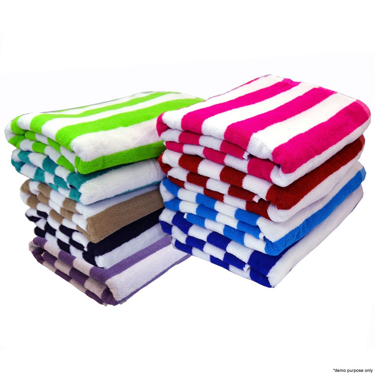 Large Cotton Beach Towel Purple Crazy Sales