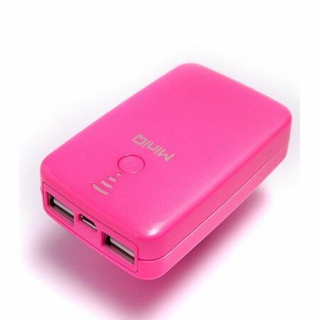 MinIQ 5100s External Battery Pack 5100mAh - Pink