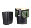 Portable Garden Tool Caddy Trolley with Tool Pouch & Buckets