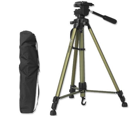 Professional Camera 3 Way Pan Tripod With Free Carry Bag