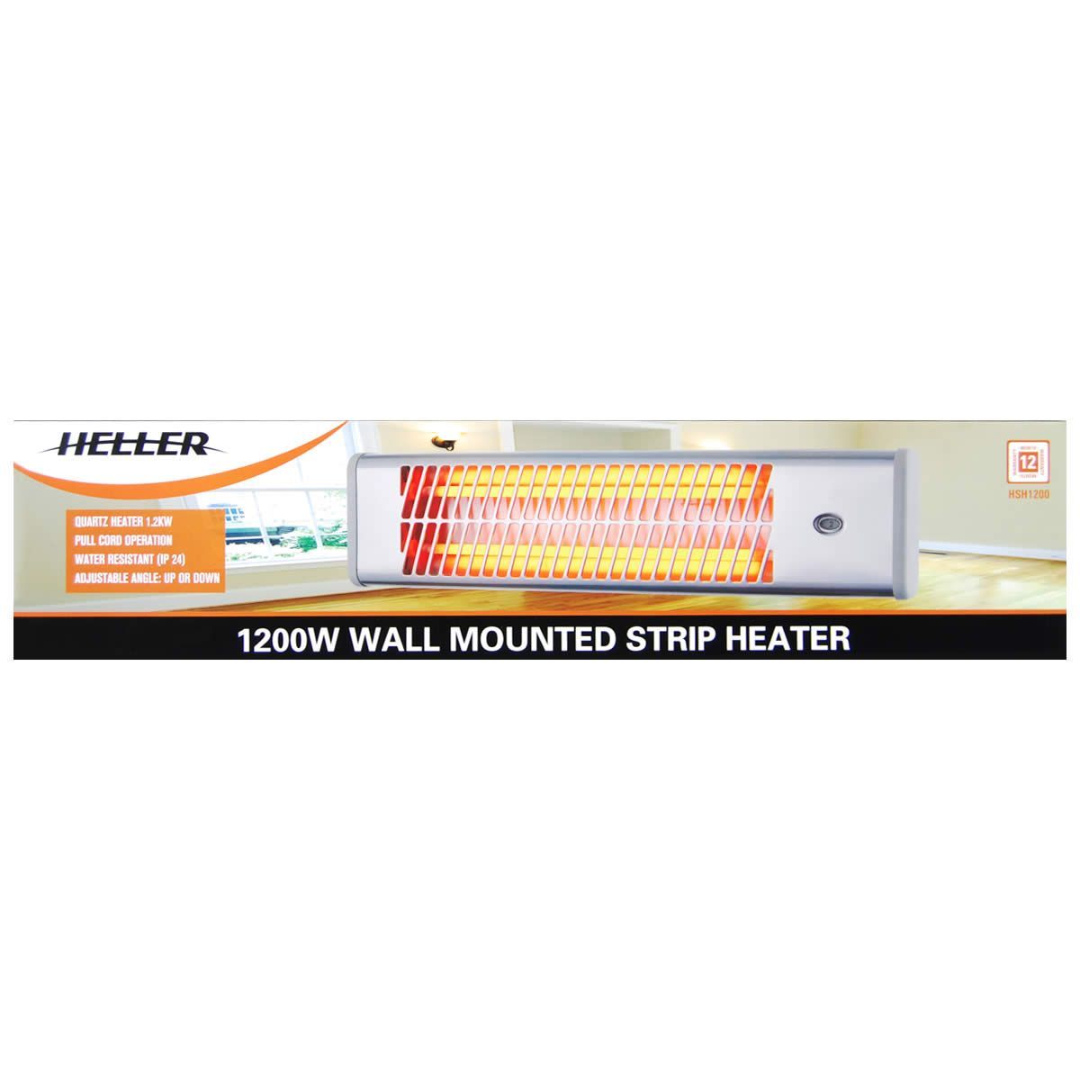 Heller 1200W Wall Mounted Strip Heater | Crazy Sales