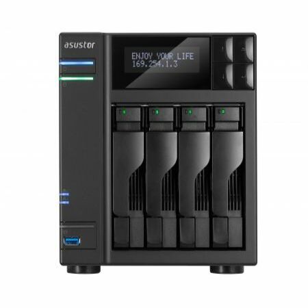 Asustor AS-604T 4-Bay NAS Server Designed for Small Business and Home Use