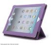 iPad 4/3/2 Smart Cover with Folding Stand & Back Case - Purple