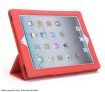 iPad 4/3/2 Smart Cover with Folding Stand & Back Case - Red