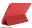 iPad 4/3/2 Smart Cover with Folding Stand & Back Case - Red