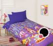 Happy Kids Glow in the Dark Double Bed Quilt Cover Set - Fun At The Fair - Blue