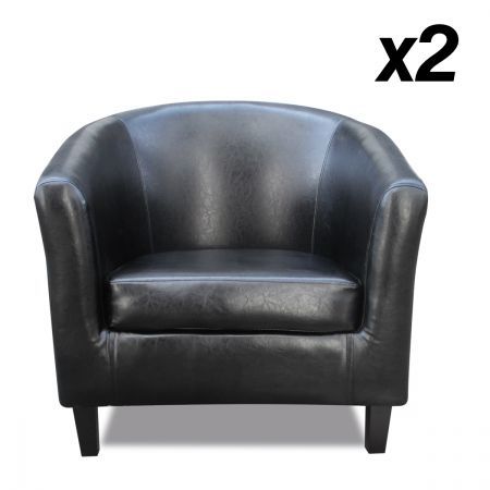 cheap faux leather tub chairs