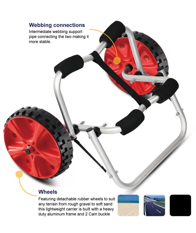 Kayak Trolley with Kickstand Crazy Sales