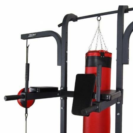 4 station heavy bag stand