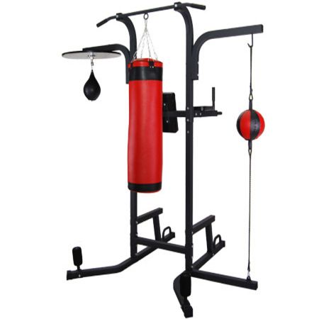 4 station heavy bag stand