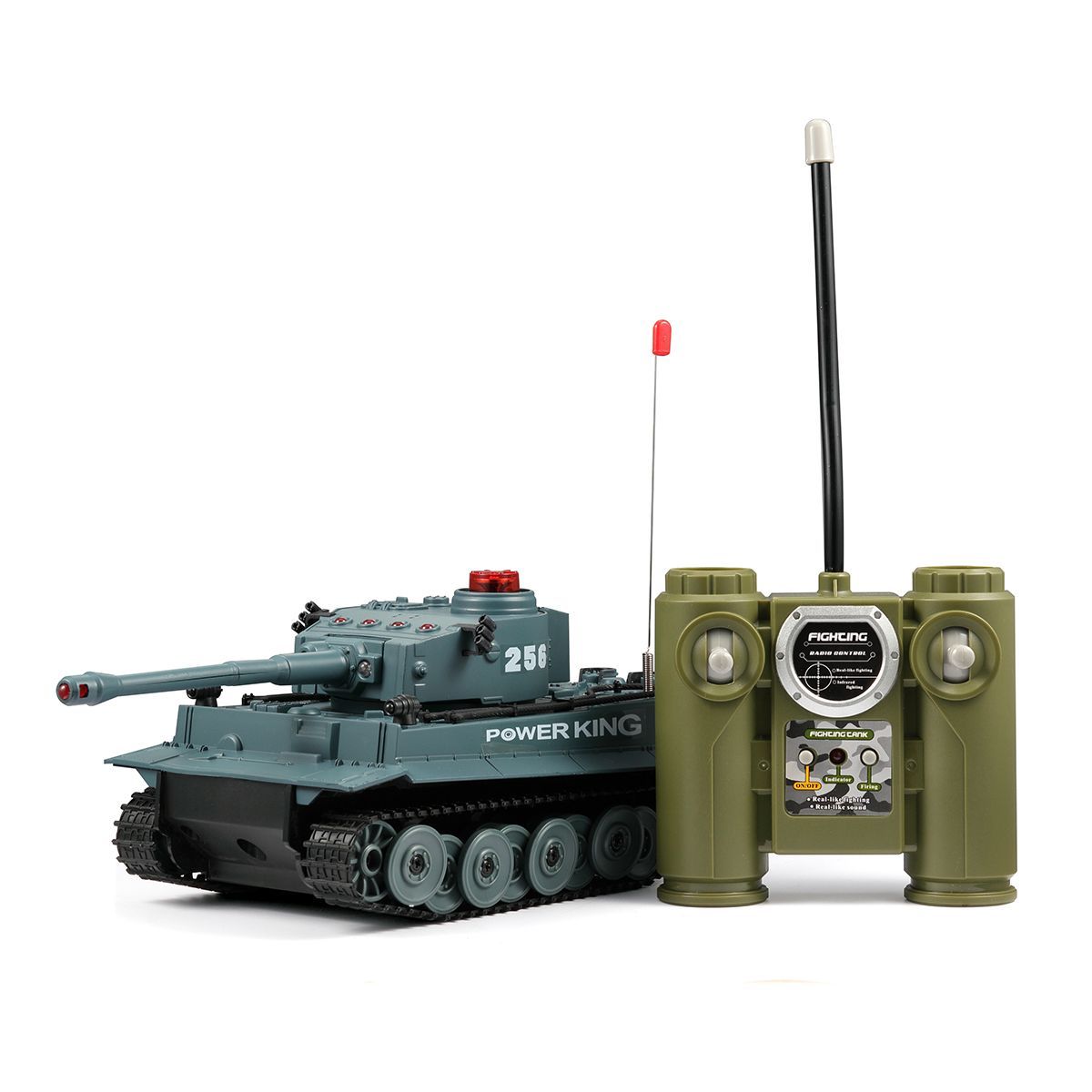 Set Of 2 Full Size Infrared Radio Remote Control Battle Tanks Crazy Sales