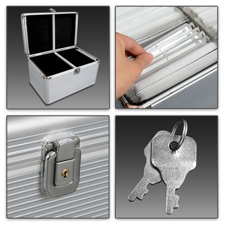 Aluminium CD DVD Bluray Storage Case Box 240 Discs SL | Crazy Sales