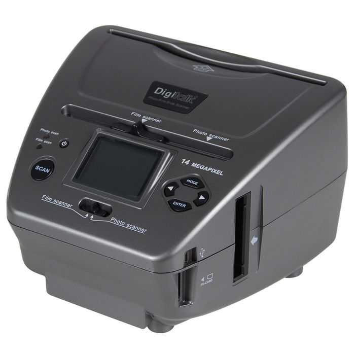 Digitalk 4 in 1 Combo Photo Film Slide Scanner 14MP Crazy Sales