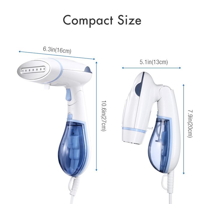 1300W 5 In 1 Portable Handheld Travel Garment Steamer Set - Blue ...