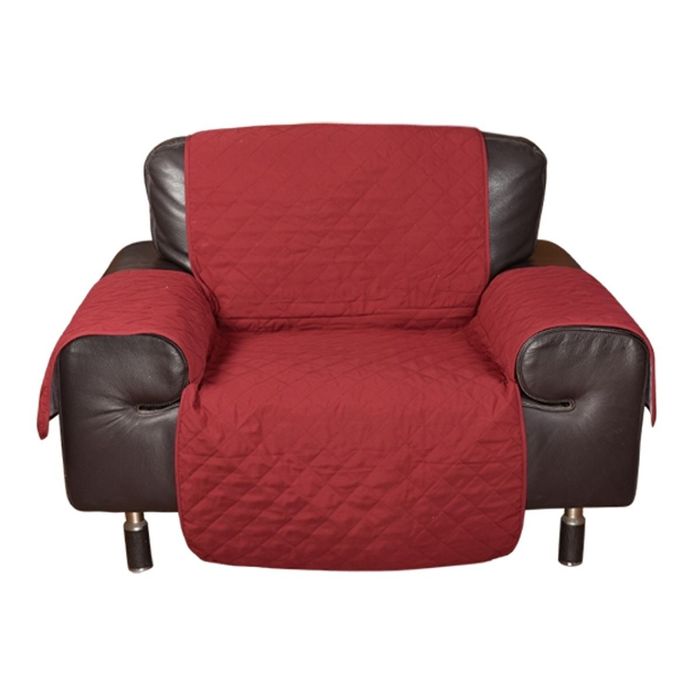 1 Seater Quilted Sofa Protector Throw Furniture Protector Cover