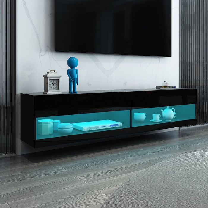 2m floating tv unit