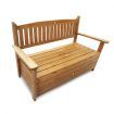 Wooden Garden Storage Bench