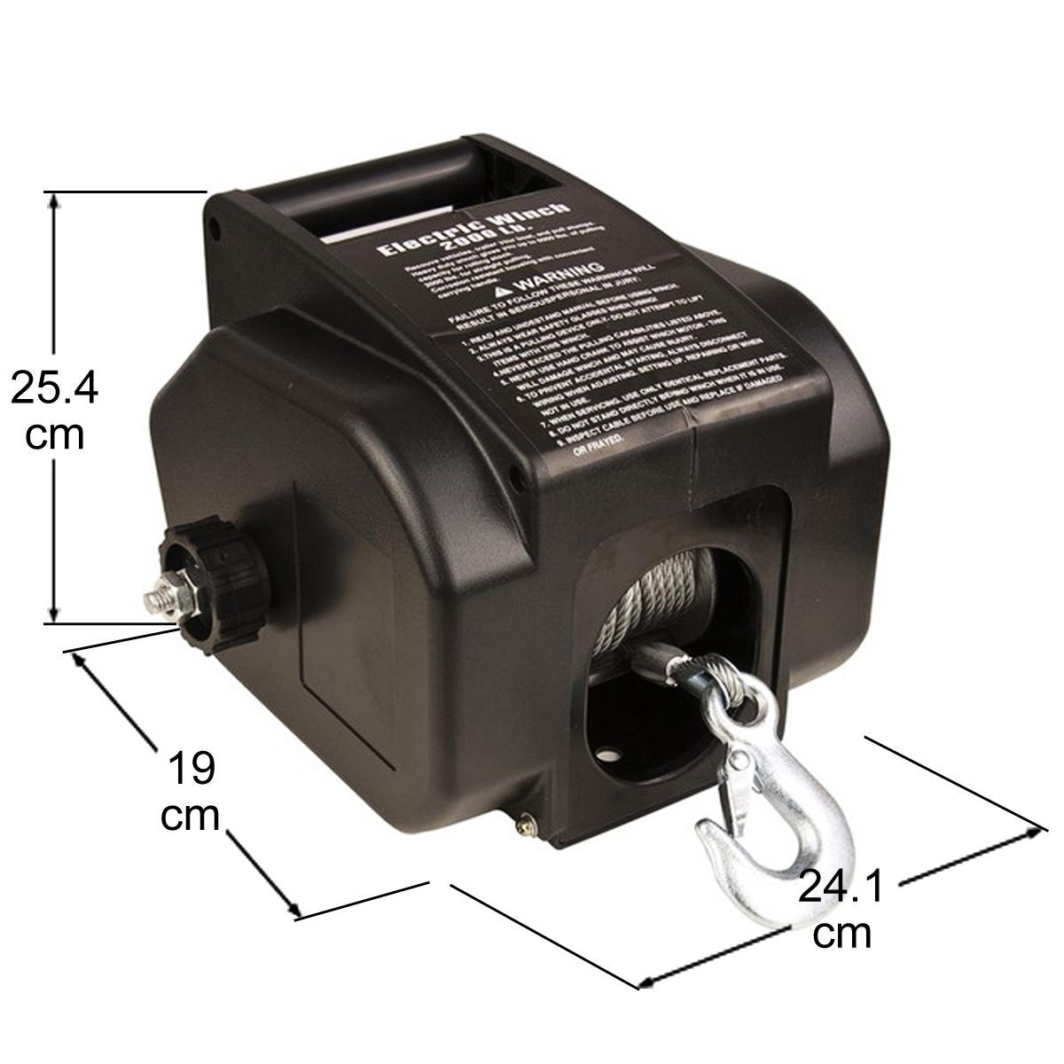 Electric Winch for Boat 12V 2000LBS Crazy Sales