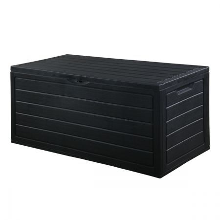 Large Outdoor Storage Box 118 x 52 x 51cm Charcoal | Crazy Sales