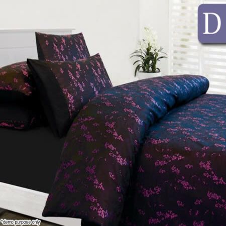 Accessorize Double Bed Quilt Cover Set - Cassis