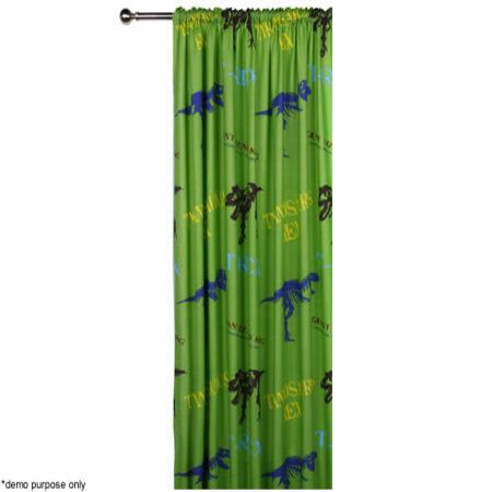 Happy Kids Curtain Set T-Rex