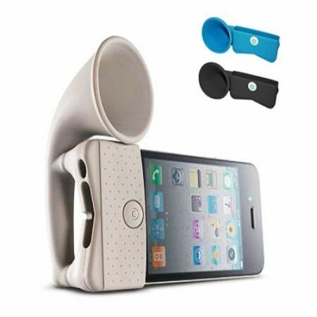 iPhone Horn Stand - White