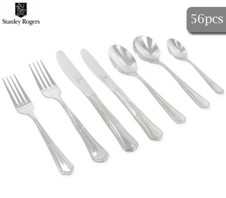 Stanley Rogers Richmond 56 Piece Stainless Steel Cutlery Gift Box Set - 8 People