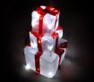 Set of 3 Christmas Gift Boxes Light Display