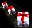 Set of 3 Christmas Gift Boxes Light Display