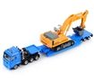 Siku Super Heavy Haulage Transporter with Flat-Bed Trailer 1:87 Scale Model