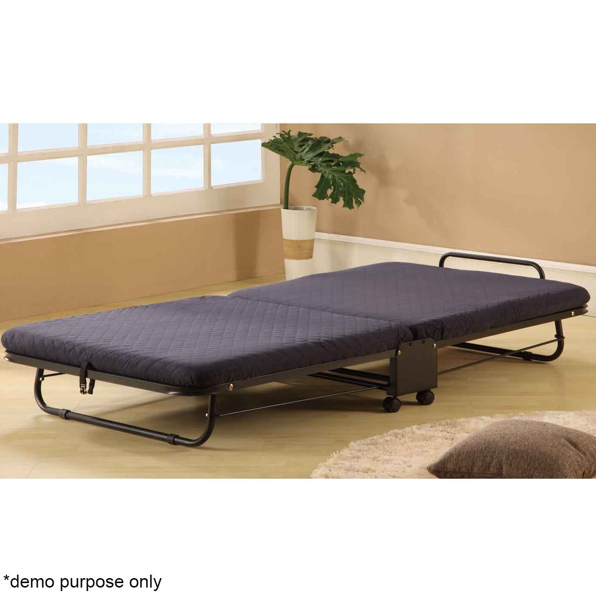 Folding Bed with Adjustable Headrest